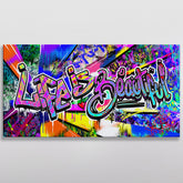 Street Wall Life is Beautiful