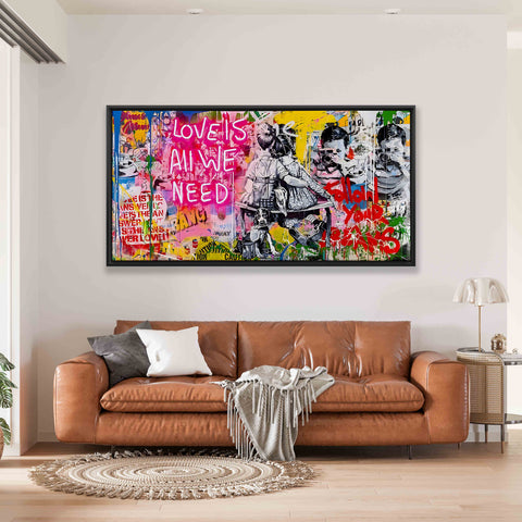 LOVE IS ALL WE NEED Graffiti