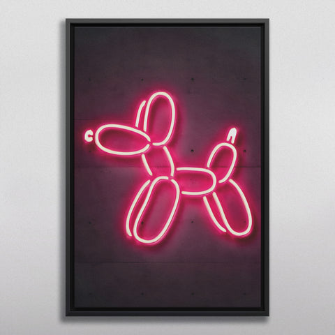 Neon Balloon Dog