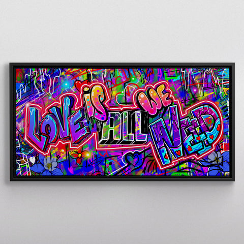 LOVE IS ALL WE NEED STREET WALL