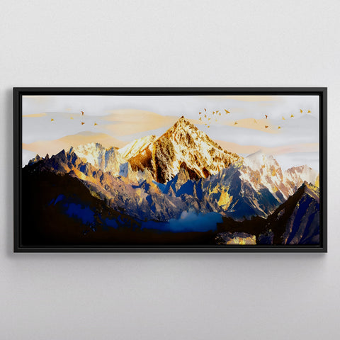 Golden Blue Landscape