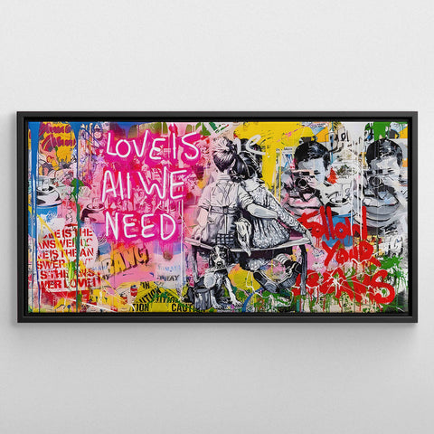 LOVE IS ALL WE NEED Graffiti