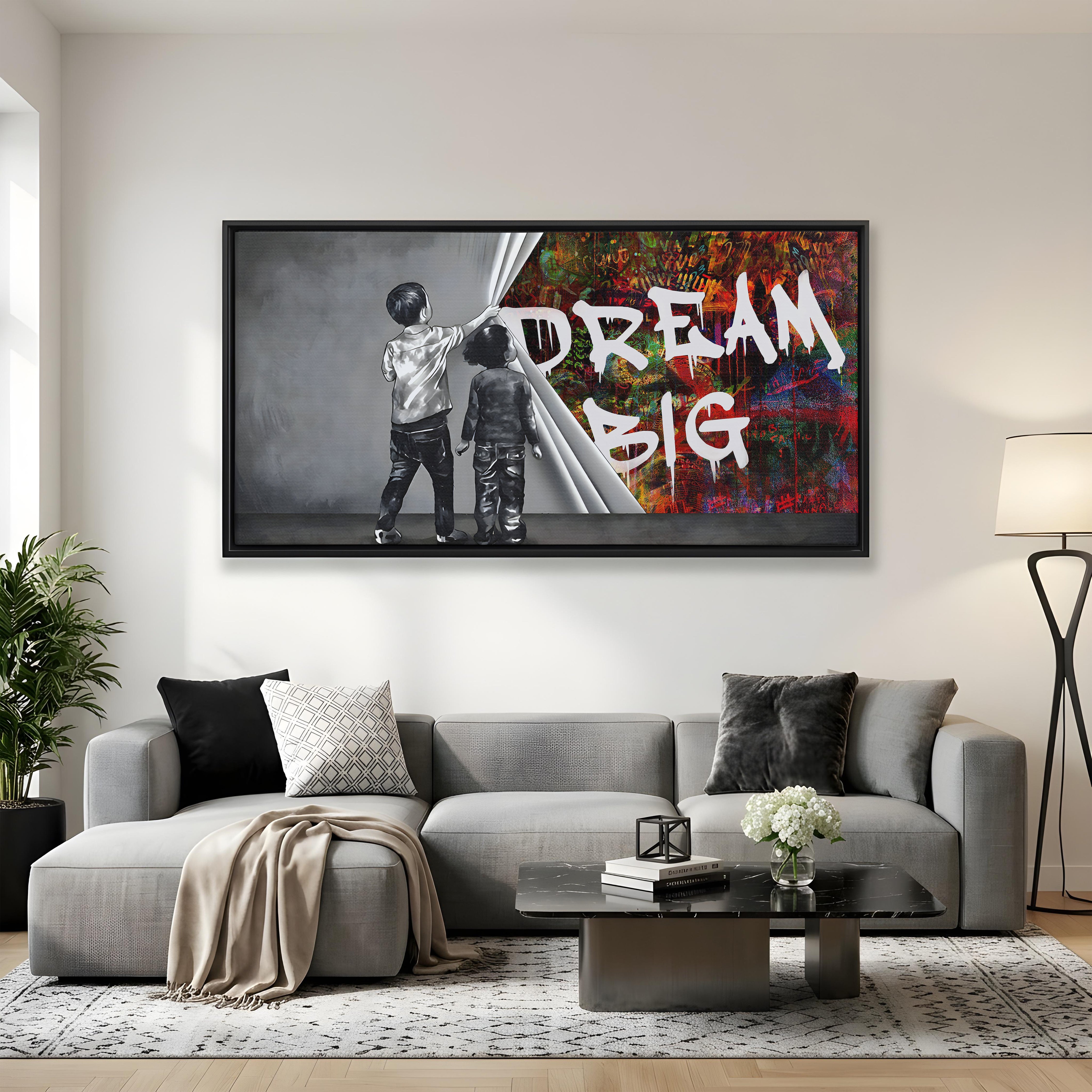 Unveiling Frame Unveiling Art Behind The Wall - Graffiti Wall Art Canvas – Leah Ideas