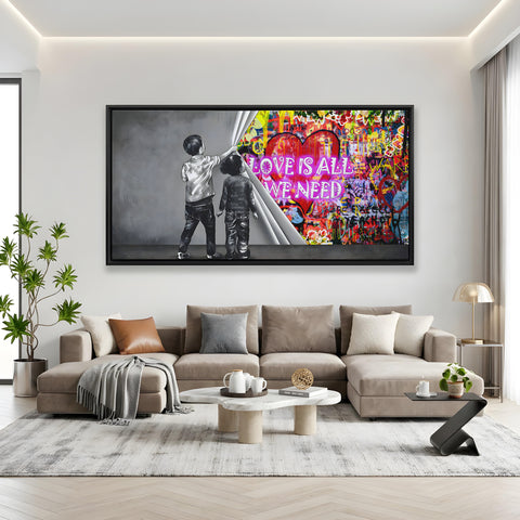 Unveiling love is all we need