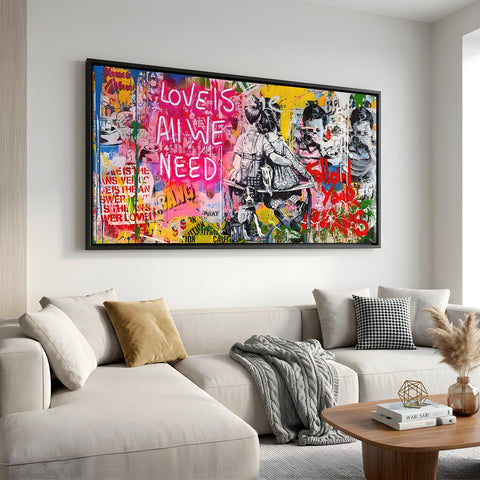 LOVE IS ALL WE NEED Graffiti