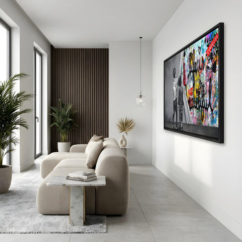 Unveiling life is beautiful graffiti