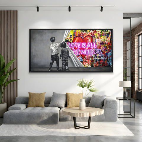 Unveiling love is all we need