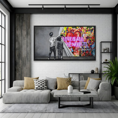 Unveiling love is all we need