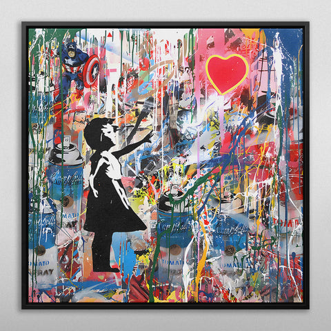 Banksy Style Art
