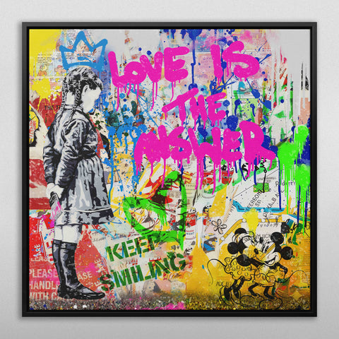 Love is the answer- Keep smiling