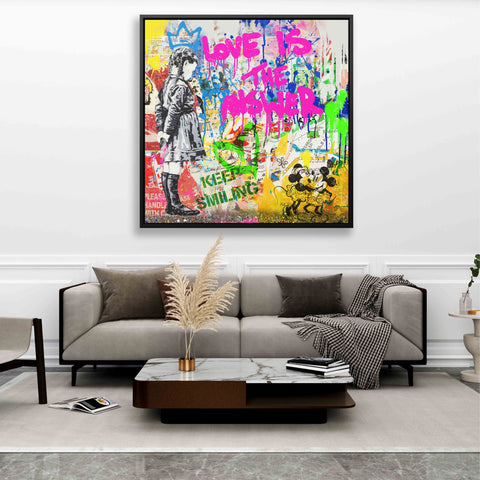 Love is the answer- Keep smiling