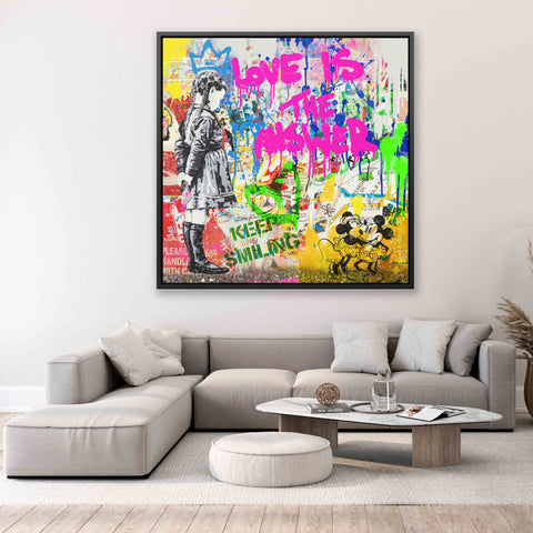 Love is the answer- Keep smiling