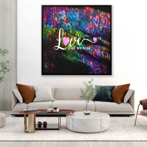 Love is all we need with hearts