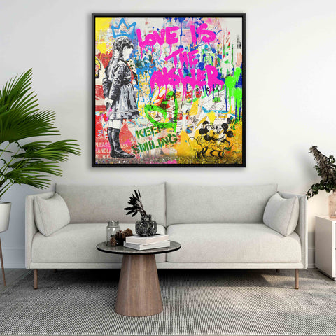 Love is the answer- Keep smiling