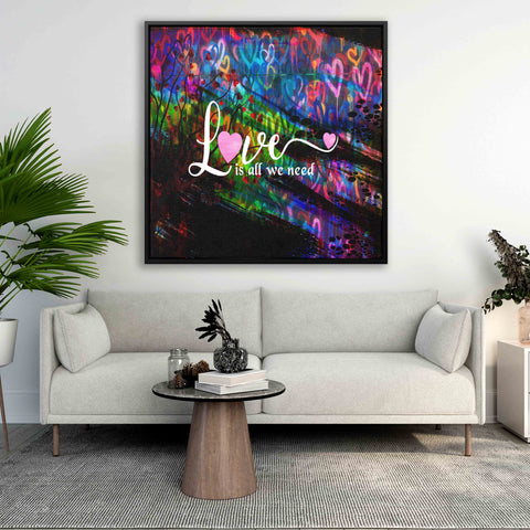 Love is all we need with hearts