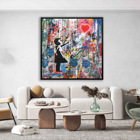 Banksy Style Art