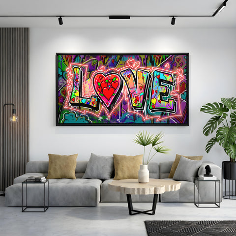 STREET WALL LOVE NEON