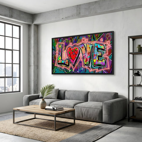 STREET WALL LOVE NEON