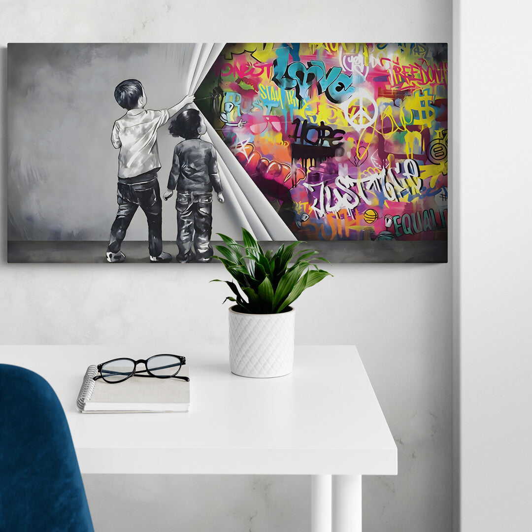 Unveiling Art Behind The Wall + Easy Framing Kit