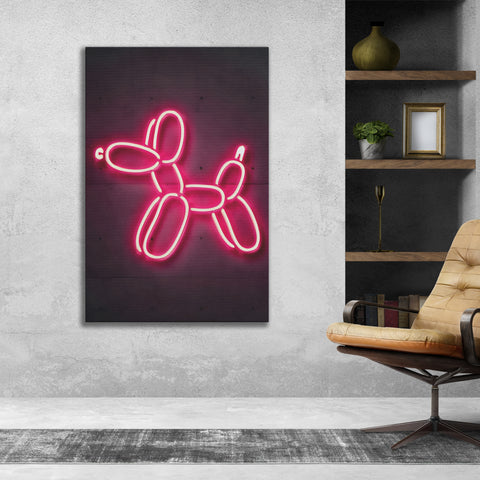 Neon Balloon Dog