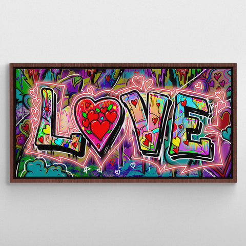STREET WALL LOVE NEON