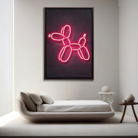 Neon Balloon Dog