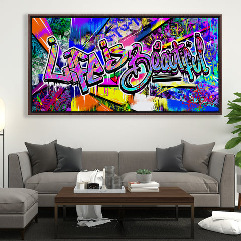 Street Wall Life is Beautiful