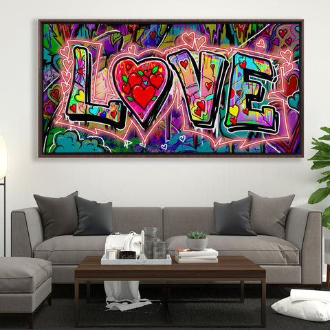 STREET WALL LOVE NEON