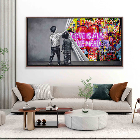 Unveiling love is all we need