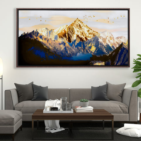 Golden Blue Landscape