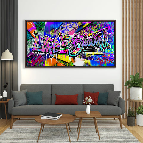 Street Wall Life is Beautiful