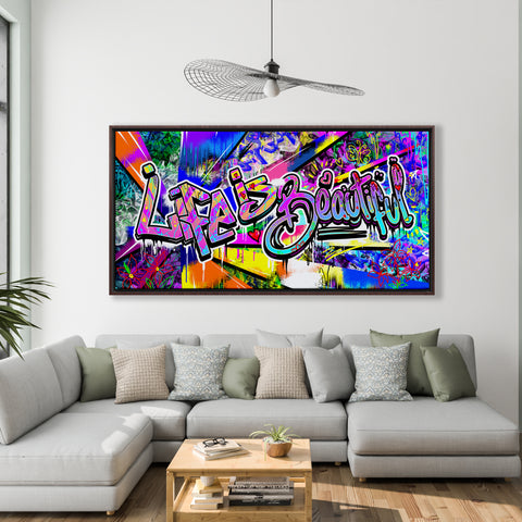 Street Wall Life is Beautiful