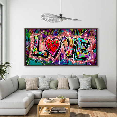 STREET WALL LOVE NEON