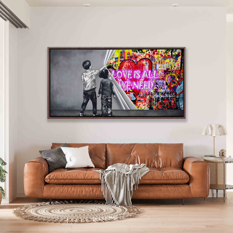 Unveiling love is all we need