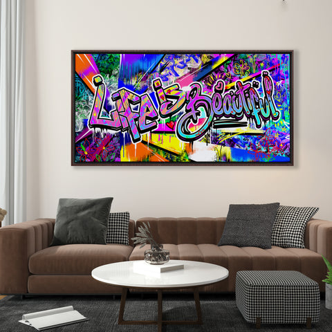 Street Wall Life is Beautiful