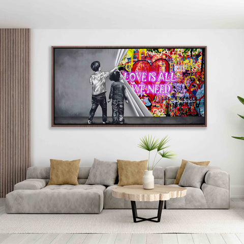 Unveiling love is all we need