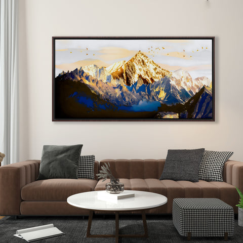 Golden Blue Landscape