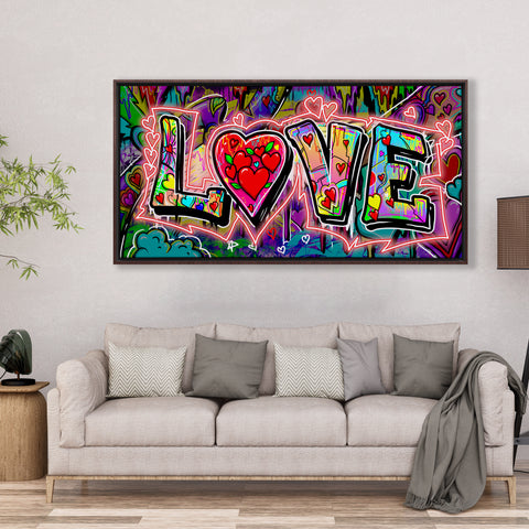 STREET WALL LOVE NEON