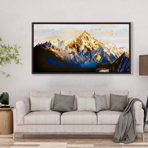 Golden Blue Landscape