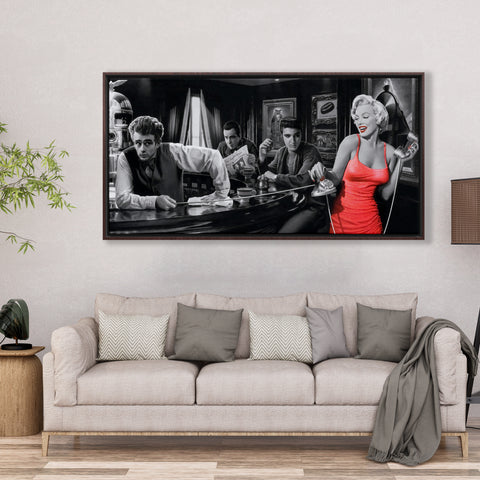Elvis Presley and Marilyn Monroe