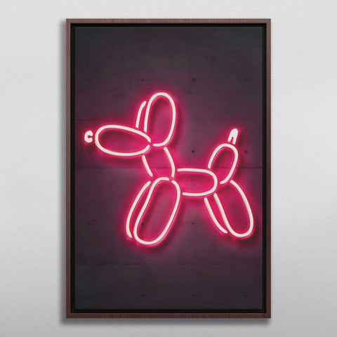 Neon Balloon Dog