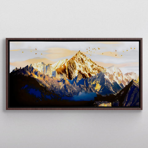 Golden Blue Landscape