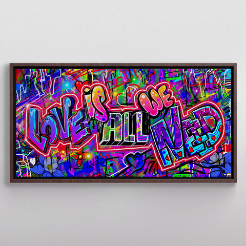 LOVE IS ALL WE NEED STREET WALL