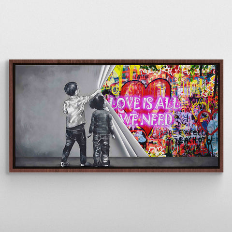 Unveiling love is all we need