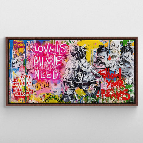 LOVE IS ALL WE NEED Graffiti