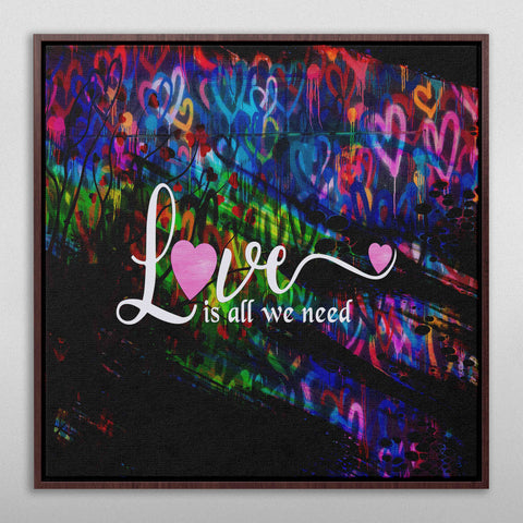 Love is all we need with hearts