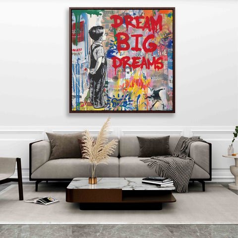 DREAM BIG DREAMS Graffiti Art
