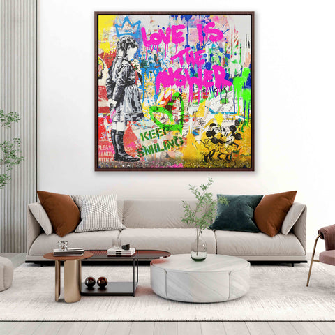 Love is the answer- Keep smiling