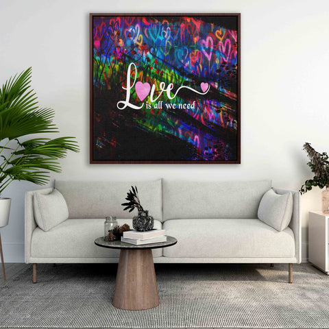 Love is all we need with hearts