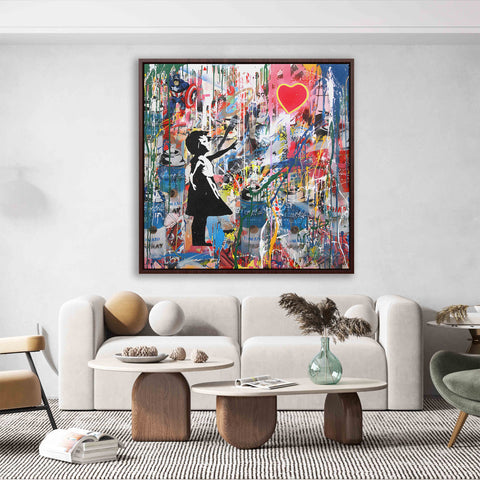 Banksy Style Art